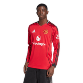 adidas Manchester United 25/26 Long Sleeve Home Jersey