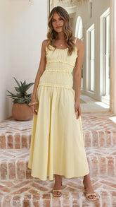 Vida Maxi Dress - Yellow