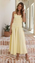 Vida Maxi Dress - Yellow