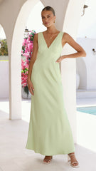 Sofia Maxi Dress - Key Lime