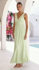 Sofia Maxi Dress - Key Lime