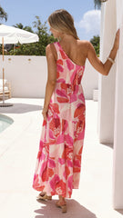 Jaci Midi Dress - Rosalie Print