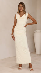 Lolita Maxi Dress - Butter