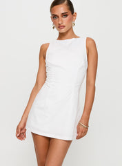 Yumiko Romper White