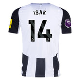 adidas Newcastle United Alexander Isak Home Jersey w/ EPL Patch 24/25 (Black/White)