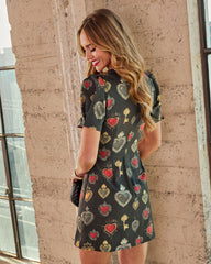 Lovers Key Printed Mini Dress