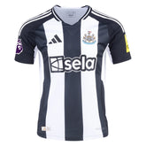 Adidas Newcastle United Authentic Home Jersey w/ EPL Patch 24/25 (Black/White)