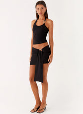 Lucent Mini Skirt - Black