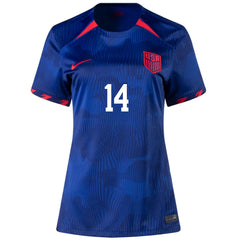 Nike Womens United States Diego Luna Away Jersey 23/24 (Hyper Royal/Loyal Blue)