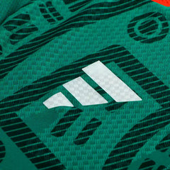 adidas Men's G. Mora Mexico Long-Sleeve Authentic Home Jersey 2026 (Bold Green)