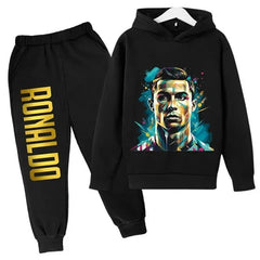 Cristiano Ronaldo Style Kids’ Tracksuit Set – Multiple Colours