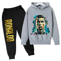 Kids’ Football Tracksuit Set – Cristiano Ronaldo – Multiple Colors
