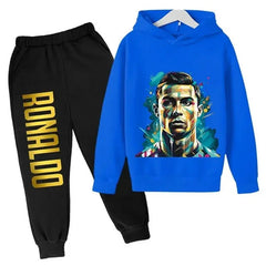 Kids’ Football Tracksuit Set – Cristiano Ronaldo – Multiple Colors