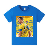Cristiano Ronaldo Al Nassr Style Kids’ Football T-Shirt - Multiple Variants