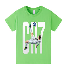 Kids’ Ronaldo Football Style T-Shirt – Multiple Variants