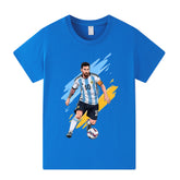 Lionel Messi Argetina Kids’ Football Design T-Shirt - Multiple Variants