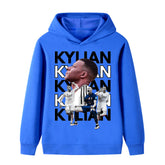 Kids’ Kylian Mbappe Football Design Hoodie – Multiple Variants