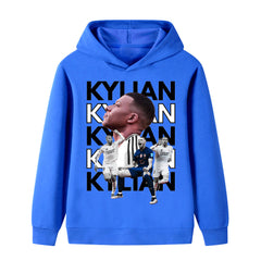 Kids’ Kylian Mbappe Football Design Hoodie – Multiple Variants