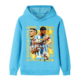 Lionel Messi Argetina Kids’ Football Style Hoodie - Multiple Variants