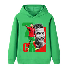Kids’ Cristiano Ronaldo Portugal Football Hoodie – Multiple Options