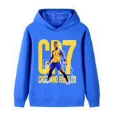 Ronaldo Al Nassr Style Kids’ Football Hoodie - Multiple Variants