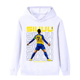 Kids’ Ronaldo Siuuu Football Design Hoodie – Multiple Variants