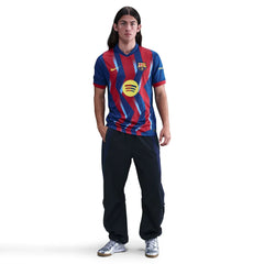 Nike Men's FC Barcelona 4th Jersey 25/26 w/ La Liga Patches (Blue/Red/Yellow)