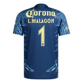 adidas L. Malagon Men's Club América 25/26 Authentic Away Jersey (Blue)