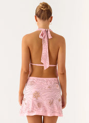 Busy Woman Mini Dress - Dusty Pink