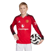 adidas Manchester United 25/26 Long Sleeve Home Jersey