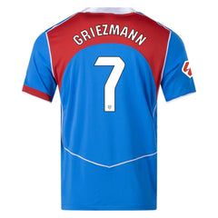 Nike Men's Atletico Madrid Antoinne Griezmann T90 Third Jersey La Liga Patch 25/26 (Photo Blue/Sport Red)