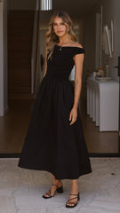 Immy Midi Dress - Black