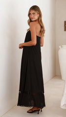 Sandra Maxi Dress - Black