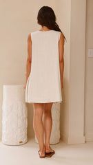 Olivio Mini Dress - Oat