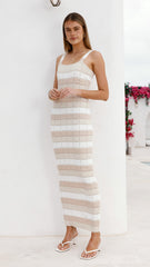 Mikayla Maxi Dress - Beige