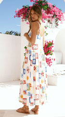 Aluna Maxi Dress - Belle Print