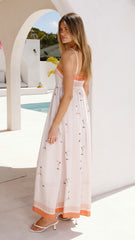 Penny Maxi Dress - Peach Martini