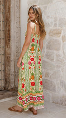 Keziah Maxi Dress - Sunkissed Print