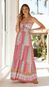 Bambi Maxi Dress - Cedella Print