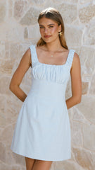 Adley Mini Dress - Blue