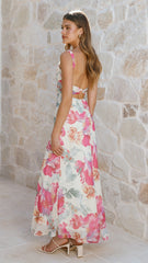 Katana Midi Dress - Spring Floral