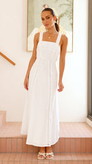 Takala Maxi Dress - Off White