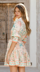 Nalita Mini Dress - Aurora Print