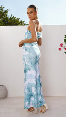Coda Maxi Dress - Blue Floral