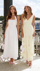 Caden Maxi Dress - White