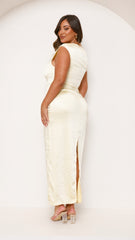 Harlowe Maxi Dress - Yellow