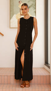 Lina Maxi Dress - Black