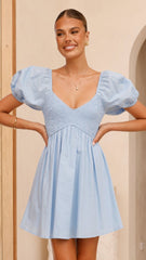 Sahirah Mini Dress - Blue