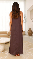 Darcy Maxi Dress - Chocolate