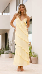 Sophia Maxi Dress - Lemon